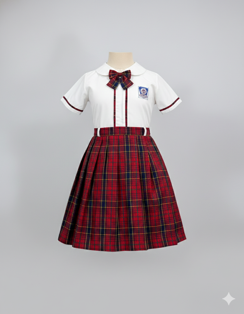 Little Flower Girls School Frock Waist (22)