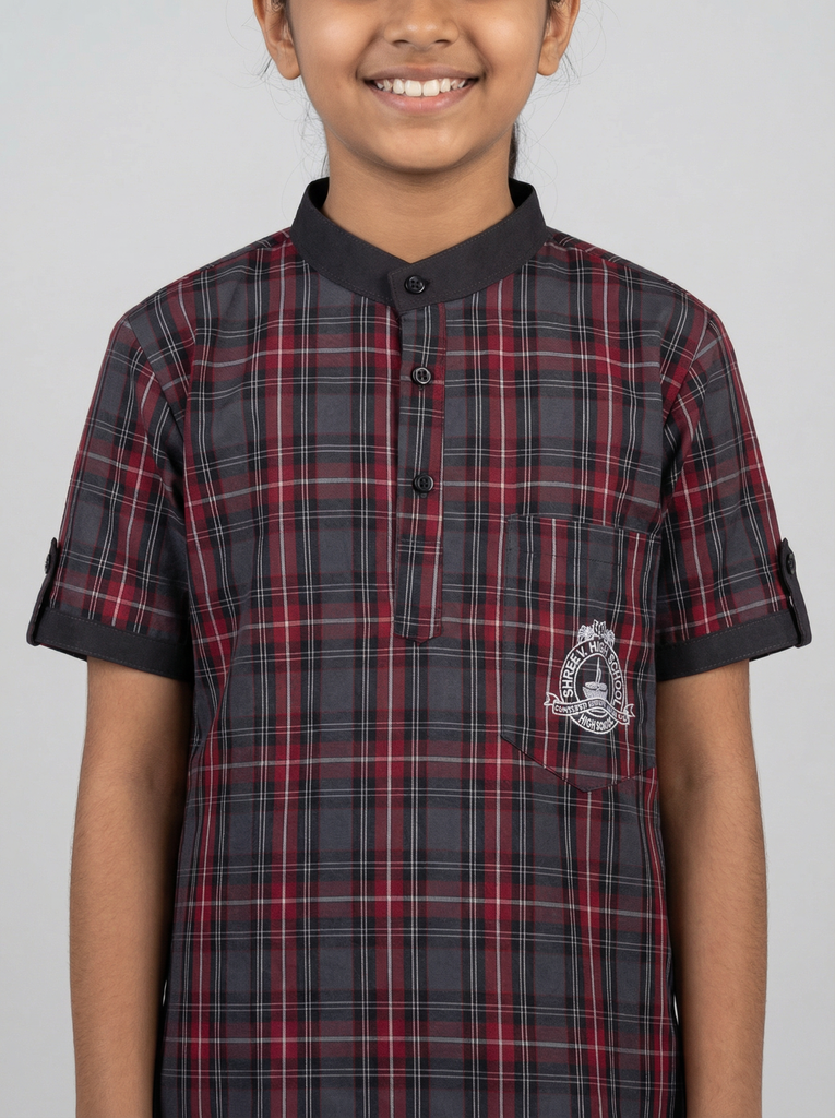 Nirman CBSE (9 to 12) Girls School Top (Kurti)