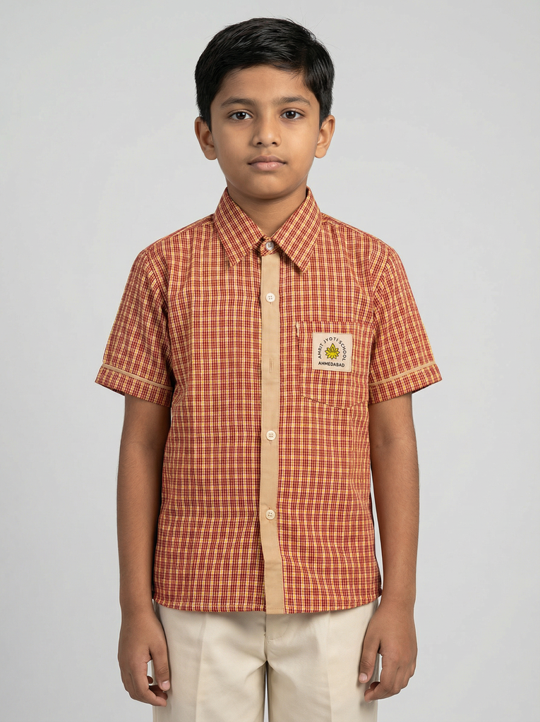 Amrit Jyoti Boy School Shirt