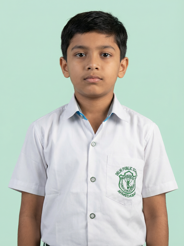 D.P.S. Unisex School Shirt- Half Sleeve (18)