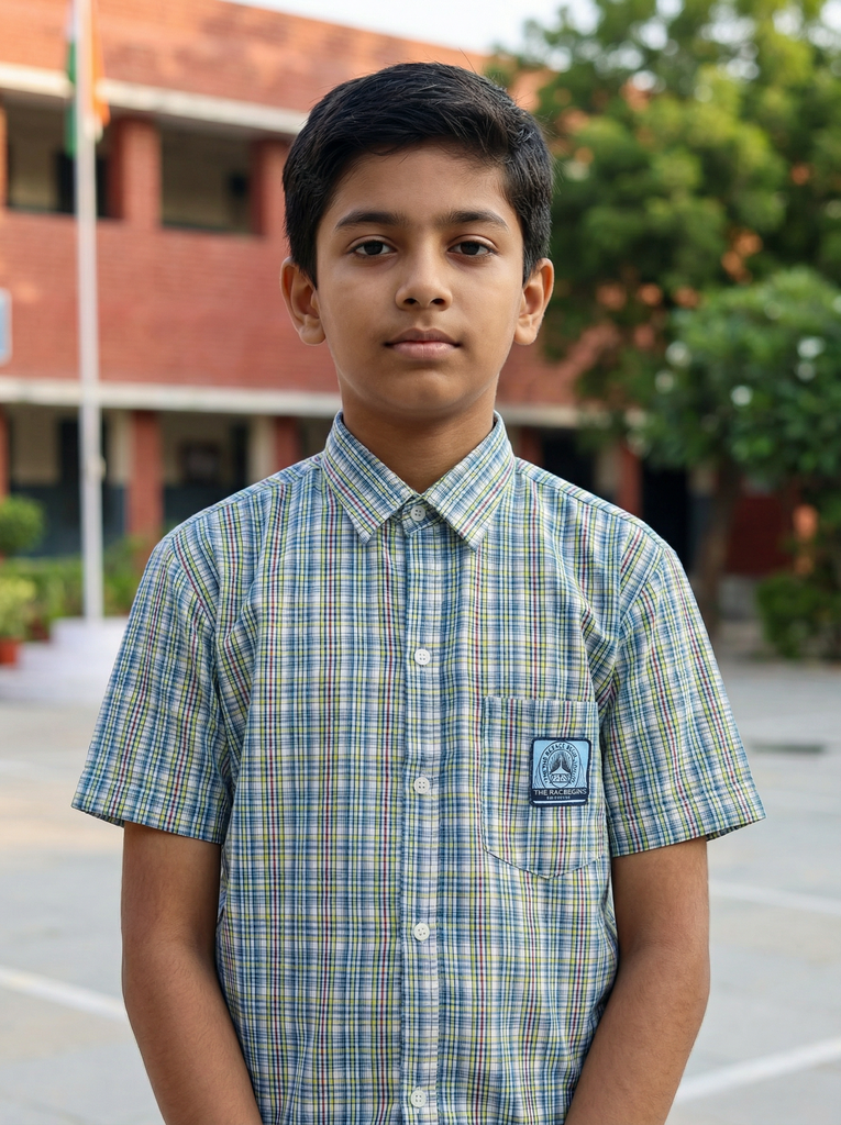 Nav Chetan Eng Unisex School Shirt