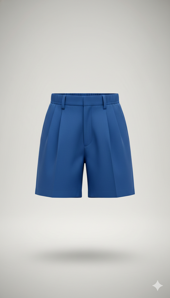 Blue Shreyas Foundation School Shorts