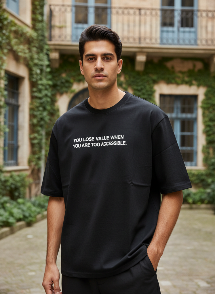 Black Galaxy Oversized T-shirt