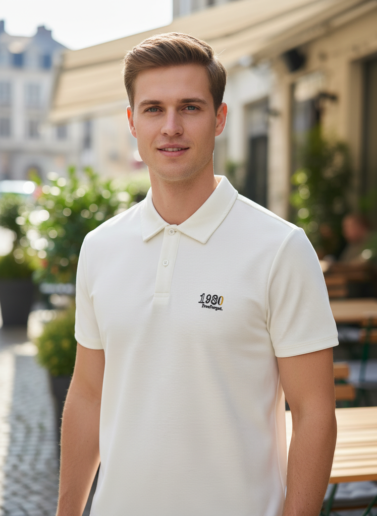 Designed Collar T-shirt (M)