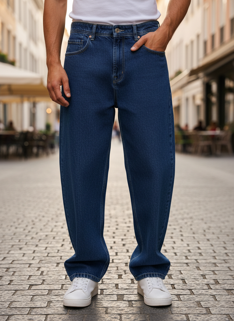 Blue Baggy Jeans
