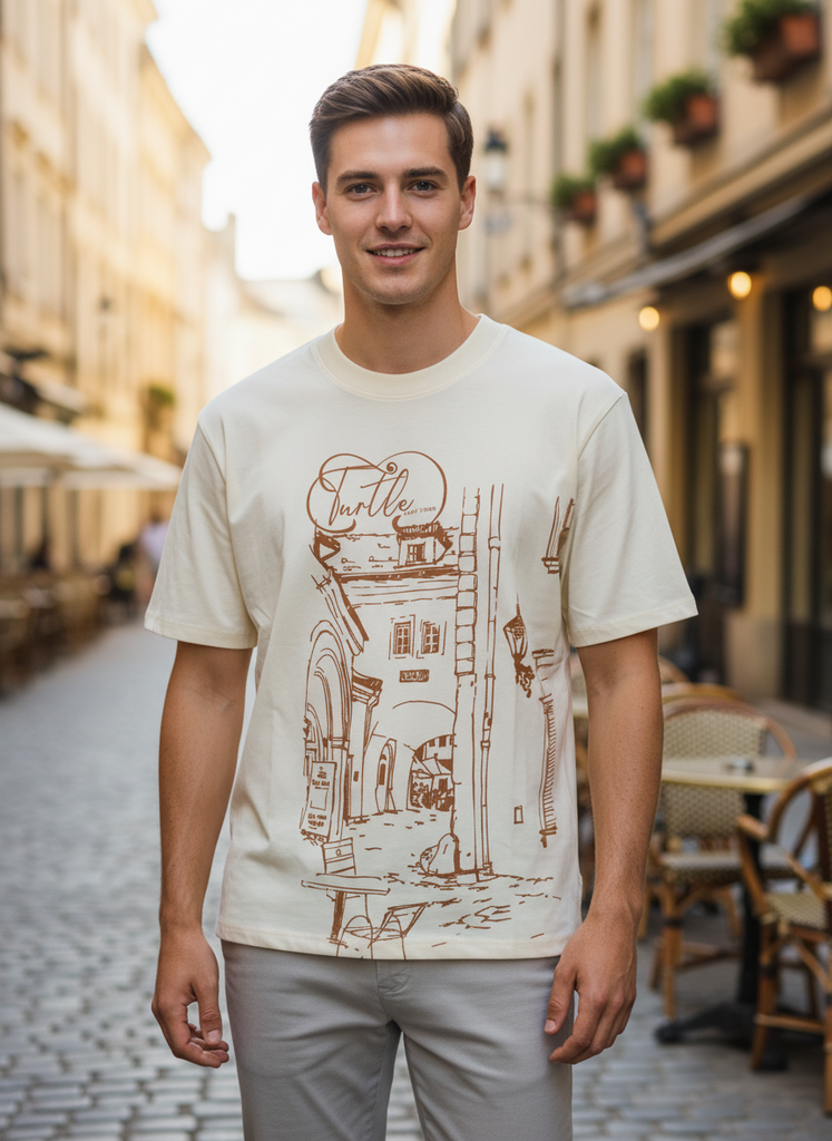 Sassy Town White Oversized T-shirt