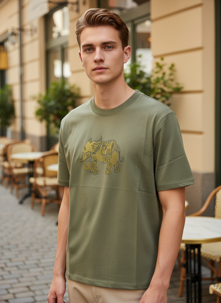 Tusk Tasker Green Oversized T-shirt
