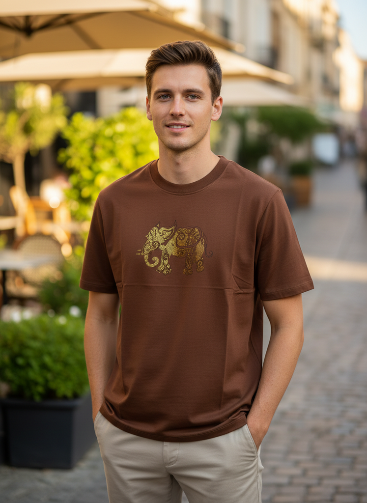 Tusk Tasker Brown Oversized T-shirt