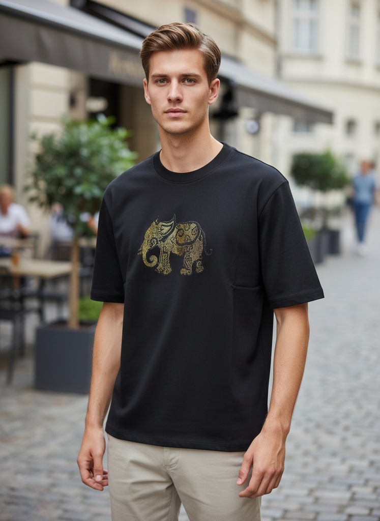 Tusk Tasker Black Oversized T-shirt