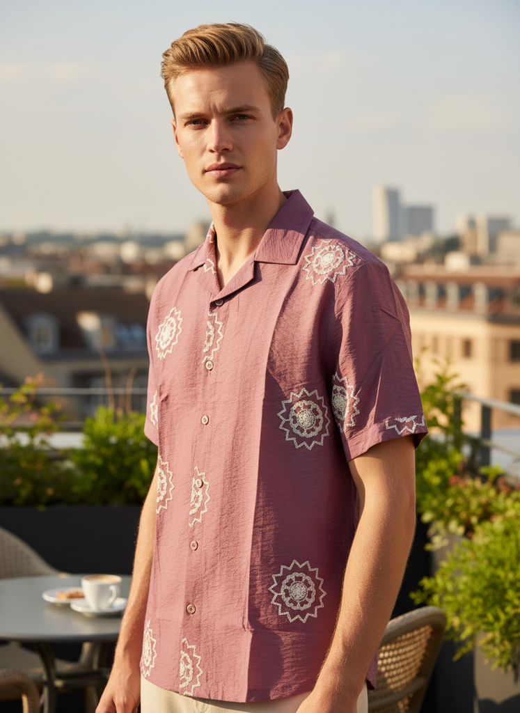 Pink Loose-fit Shirt (M)