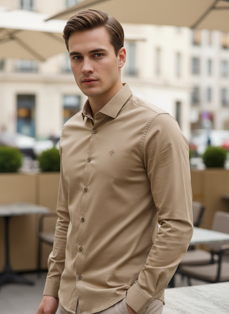 Casual Beige Shirt