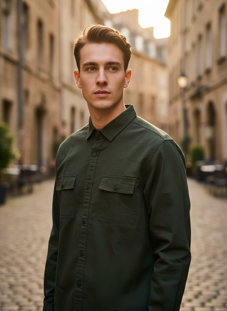 Casual Green Shirt