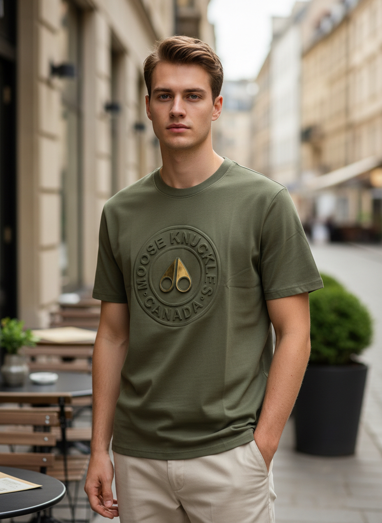 Embossed Green T-shirt